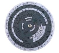 Aundhegrtt Règle à Calcul de Navigation Circulaire pour la Formation des Pilotes en Aviation.