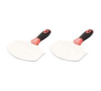 Aundhegrtt Spatule à Peinture en Forme D'Arc de 7 Pouces pour Mur, Grattoir à Papier Peint, Outils à Main pour Décoration Murale, Atteint les Coins et les Crevasses Étroits, Pelle Grattoir.