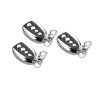 Aundhegrtt Télécommande Universelle 3 Pièces 433,92 MHz Duplicateur de Porte-Clés à 4 Boutons pour Portes de Garage et Portails pour Ouvre-Porte de Garage.