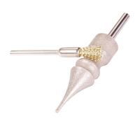 Aundhegrtt Tête Abrasive en Métal 240 Grains - Outil de Polissage en Cuir Professionnel à Pointe de Précision pour un Travail Détaillé.