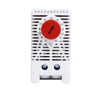 Aundhegrtt Thermostat Bimétallique Mécanique 0-60 °C 250 V CA 10 A pour Armoire sur Rail DIN