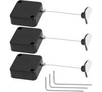 Aundhegrtt Verrou de Câble à Distance Rétractable, Cordons de Contrôle à Distance de 6,6 Pieds/2 M pour TV et DVD, 3 Pièces de Verrou de Sécurité.