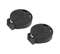 AUNEVN 2 Pcs CR2450 Support de Bouton de Batterie de Monnaie a 2 Broches Noir