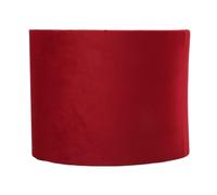 AUNMAS Abat-jour Ovale en Tissu, Couvercle de Lampe Moderne E27 E14 Universel 12,5 Cm Haut 23 Cm Bas 18 de Haut pour Table de Chevet Lampadaire Maison Chambre Salon (WINE RED)