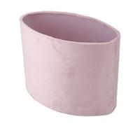 AUNMAS Abat-jour Ovale en Tissu, Couvercle de Lampe Moderne E27 E14 Universel 12,5 Cm Haut 23 Cm Bas 18 de Haut pour Table de Chevet Lampadaire Maison Chambre Salon (PURPLE)