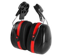 AUNMAS Cache-oreilles pour Casque de Chantier avec Ajustement Télescopique, Bague de Sécurité Rotative et Large Application pour les Sites de Construction