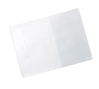 AUNMAS Couverture de Passeport Transparente Givrée, Porte-Passeport en PVC avec Fentes pour Cartes, Finition Mate, Protection Légère pour Carte d'identité de Voyage, pour Hommes et Femmes, Voyageurs