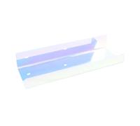 AUNMAS Étagère Murale Flottante en Acrylique, étagères D'affichage | Acrylique épais Incassable, Peut Contenir 8,8 Lb, Bords Polis avec Rebord Avant, Idéal pour les Livres, Jouets, Figurines,