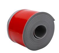 AUNMAS Garniture de Moulure de Plinthe de Base de 5 M, Garniture de Plinthe Murale en PVC Flexible Imperméable à L'eau Auto-adhésive pour Armoire de Salle de Bain de Garage (GREY)