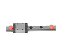 AUNMAS MGN9C Roulement de Rail Linéaire en Acier, Guidage Linéaire, Précision H, 1 Curseur, Auto-alignement, Charge de 1,86 KN pour Machines CNC, Imprimantes 3D et équipements Miniaturisés (100mm)