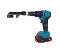AUNMAS Pince à Riveter électrique, Pince à Quille en Acier allié Cr V au Lithium Léger avec Tête Rotative à 360°, Course Réglable, Opération à un Bouton pour le Perçage de Trous de Goujons Métalliques