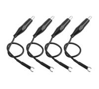 AUNMAS Pince de Mise à la Terre pour Sonde d'oscilloscope, Jeu de Câbles de Support Fiable avec 4 Pièces Durables pour Sondes d'oscilloscope Standard