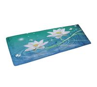 AUNMAS Tapis Long de Salle de Bain, Tapis de Sol en Flanelle avec Absorption d'eau, Antidérapant, Dépoussiérage, Doux et Respirant pour Salle de Bain, Cuisine, Couloir, Entrée, Salon (60 * 180 cm)