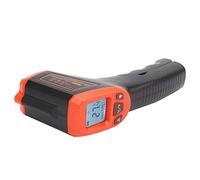 AUNMAS Thermomètre Infrarouge Pistolet de Mesure de la Température avec écran LCD Indicateur de Cible Rétroéclairage de -50 °C à 600 °C pour la Mesure de Surface D'objets Chauds (rouge)