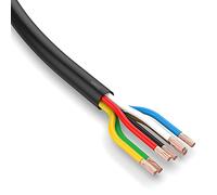 Auprotec Câble de véhicule 10 m - 6 x 1,5 mm² + 1 x 2,5 mm² - Câble rond 7 fils - Câble électrique FLRYY - Pour remorque de voiture