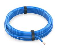 AUPROTEC Câble unipolaire 1,5 mm² FLRY-B Fil Électrique en Anneau: 10m, Bleu