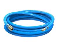 AUPROTEC Ensemble de tuyau à air comprimé 10mm Ø int. 40m Tuyau PVC I Avec raccord rapide en laiton pour compresseur à air comprimé I AUPROTEC Tuyau de compresseur hautement flexible