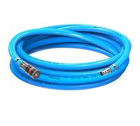 AUPROTEC Tuyau à air comprimé - Diamètre intérieur : 9 mm - 3 m - En PVC - Avec raccord de sécurité S2000 pour compresseur d'air comprimé - Tuyau de compresseur AUPROTEC très flexible