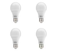 Auraglow Gradateur à LED à 3 positions gradable sans gradateur 14w, 100w EQV - Blanc chaud 3000K - E27-4 Pack