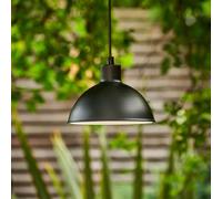 Auraglow Lampe suspendue sans fil rechargeable avec télécommande - Sans fil, fonctionnant avec des piles, intensité variable, changement de couleur (Noir, 1 lampe, 1 source de lumière, 1 télécommande)