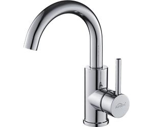 Auralum Robinet de salle de bain rotatif à 360° Mitigeur de lavabo Mitigeur monocommandé pour salle de bain