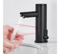 Auralum Robinet Salle de Bain Infrarouge Eau Chaude/Froide pour WC invités | Température réglable, Mitigeur Lavabo automatique sans contact, Capteur Infrarouge intelligent, Hygiénique & Économie d'eau