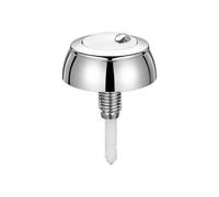 Auratrove Bouton de chasse d'eau en ABS de rechange pour Siamp for Optima 49, bouton poussoir en plastique avec couvercle de support, design minimaliste moderne pour salle de bain