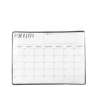 Auratrove Calendrier mensuel effaçable - Tableau blanc magnétique pour réfrigérateur - Pour format A3 - Tableau à message en PET effaçable à sec avec nettoyage à l'eau - 29,7 x 42 cm