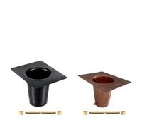 Auratrove Chaîne de pluie en métal pour une installation facile et une résistance aux intempéries, connecteur élégant pour la décoration de la maison et du jardin