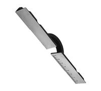 Auratrove Clôture de scie à onglet en aluminium, guide d'extension de 450 mm pour 255 fraises, déflecteur en fonte épaisse avec échelle pour un travail précis du bois