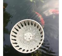 Auratrove Écumoire de vidange de bassin à koï ABS collecteur de débris réglable en hauteur propre pour fontaine de jardin et contrôle efficace