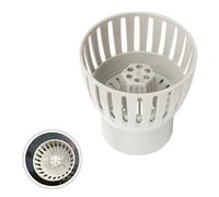 Auratrove Écumoire de vidange de bassin pour bassins à koï, hauteur réglable pour collecteur de débris à angle oscillant, installation pour enlever les feuilles pour un contrôle de l'eau claire