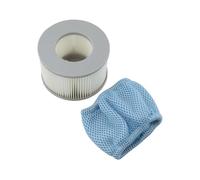 Auratrove Filtre pour jacuzzi Mspa, couverture en maille bleue, prolonge la durée de vie du filtre, compatible avec Aurora Mont Blanc, Camaro et Soho