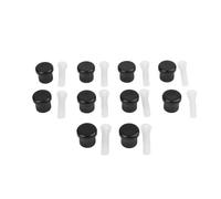 Auratrove Housses de tête de pulvérisation compatibles avec Hunter, buse ABS avec filet de filtre pour système d'irrigation, lot de pièces d'arroseur noir