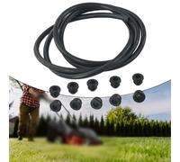 Auratrove Kit de conduite de carburant et œillets pour 240 254 257 261 262 322 323 325, plastique avec 10 douilles, installation pour réparation d'équipement à 2 cycles