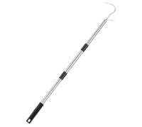 Auratrove Kit de crochets de nettoyage de piscine en acier inoxydable, 1,2 m ou 1,6 m extensible avec serviette carrée, pour aspirateur Access