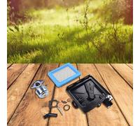 Auratrove Kit de filtre à air carburateur pour base d'amorçage compatible avec Craftsman 799868 498170 799872 en plastique robuste pour tondeuses à conducteur marchant
