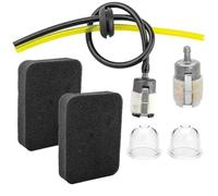 Auratrove Kit de filtre à air pour 502844401 avec ligne de carburant, matériau PP, compatible avec 150BT 350BT 560BT EBZ8000 pour pièces de souffleur de feuilles