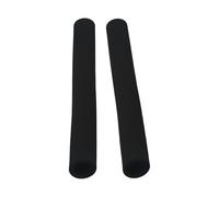 Auratrove Lot de 2 housses de levier de direction en caoutchouc mousse doux au toucher pour tondeuse partie 422179, longueur 24,5 cm avec trou intérieur de 1,9 cm, noir