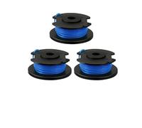 Auratrove Lot de 3 bobines de fil de débroussailleuse RAC125 de 1,6 mm pour Ryobi RLT1830H13 RLT1825LI OLT1831S - Bobine d'alimentation automatique sans outil pour couper l'herbe de jardin