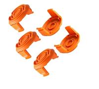 Auratrove Lot de 5 capuchons en plastique à clipser WA6531 pour débroussailleuse Worx WA0010 WG150 WG151 WG152 WG153