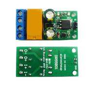 Auratrove Module de retard de marche avant et arrière DC 6-24 V, relais autobloquant avec contrôle à faible impulsion pour charge 2 A, carte compacte 43 x 21 x 16 mm