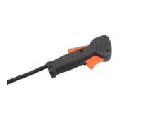 Auratrove Poignée de commande d'accélérateur pour débroussailleuse FS120 FS200 FS250, construction en plastique et métal avec prise en main améliorée, installation pour paysagistes