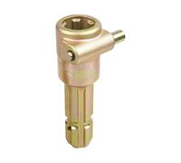 Auratrove Rallonge de prise de force femelle 1-3/8" 6 dents adaptateur pour tracteurs jusqu'à 70 pour HP, pièce de rechange en acier robuste