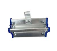 Auratrove Rouleau de film de serre électrique pour tuyau de 25 mm et 32 mm en aluminium lisse pour machine à rouler potager