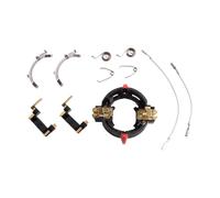 Auratrove Support de balai de carbone, compatible avec Bosch 2-22 2-23 2-24 2-26 GBH2-28E RE DFR pour modèles DSR, pièce de rechange en métal facile à installer