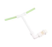 Auratrove Support de fontaine d'arrosage à double jet avec adaptateur de 3,8 à 5,1 cm pour piscine, spa, refroidissement et décoration