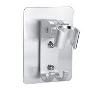 Auratrove Support de pommeau de douche réglable en aluminium, support mural pour douches G1/2, sans perçage, solide pour carrelage en verre