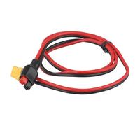 Auratrove XT60H-F Câble adaptateur femelle vers anderson SB50, câble d'extension en silicone 12 AWG pour centrale solaire télécommandée, 0,9 m rouge et noir