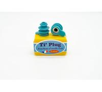 Auricular Plug Ti' Plug (Pluggy Version Courte) - Bouchons d’Oreilles Souples et Réutilisables - Audio + - Enfants 2 à 6 Ans - Conçus et Fabriqués en France - Piscine - MER - Bain - Natation - Surf